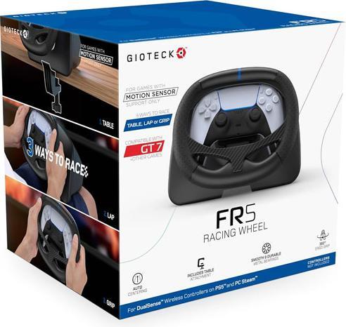 Actual product image Gioteck FR-5 Racing Wheel (PS5, PC)