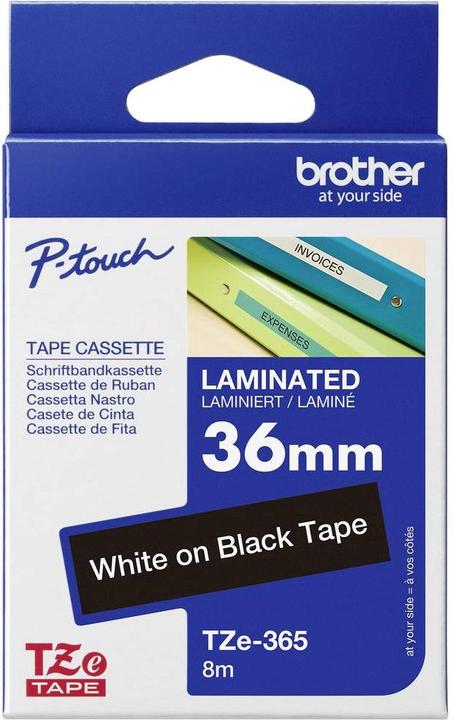 Produktbild Brother Tze-365 (3.60 cm, Schwarz, Weiss)