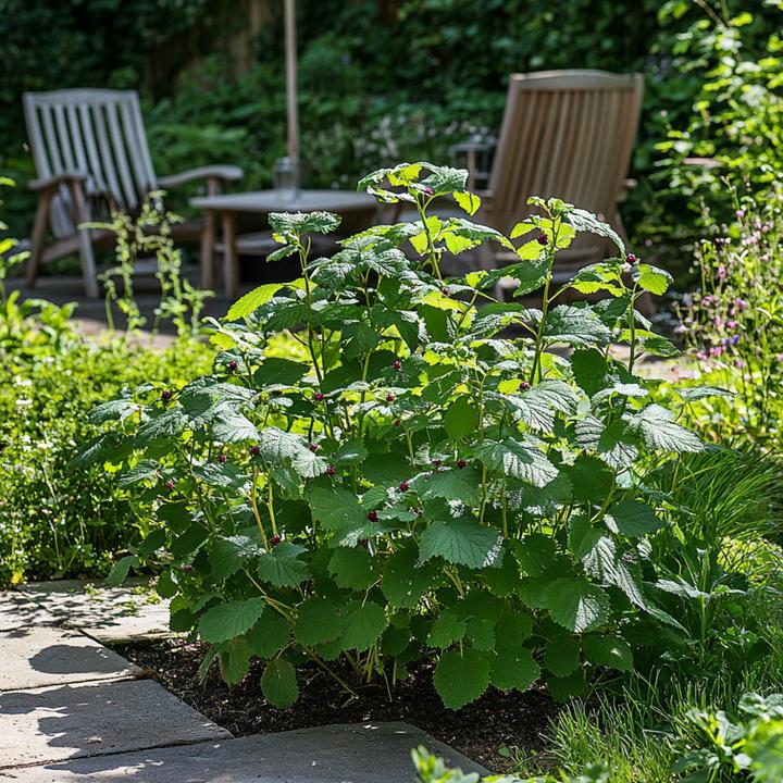 Produktbild Plant in a Box Rubus fruticosus Thornfree - 4er Set Brombeerpflanzen (50 cm)