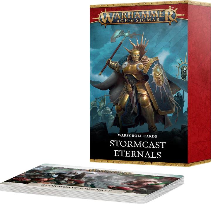 Actual product image Games Workshop Warscroll Cards: Stormcast Eternals (2024)
