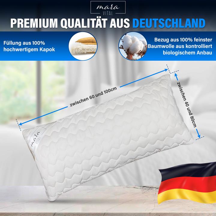 Produktbild Mara Vital Kapokkissen (65 x 100 cm)