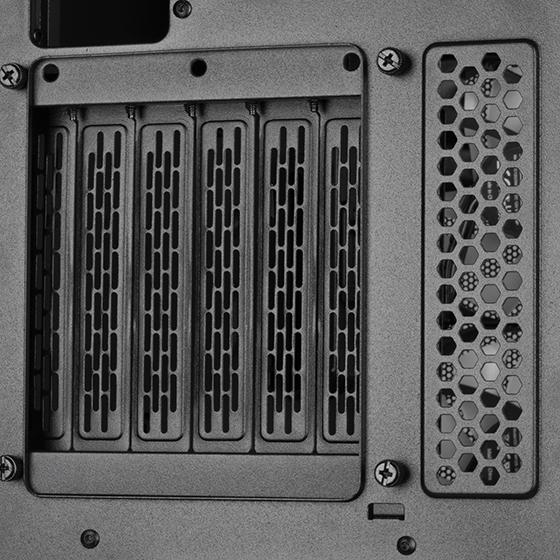 Actual product image Silverstone SST-FA511Z-BG - FARA High airflow ATX gaming chassis with excellent cooling potential (ATX, Mini-ITX, mATX)