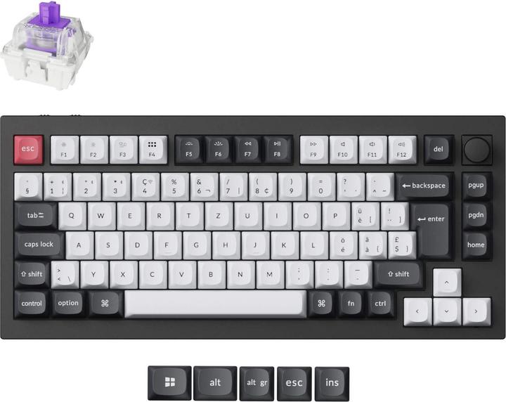 Actual product image Keychron Q1 HE (CH, Cable)