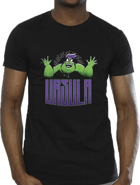 Actual product image Disney Mens Villains Ursula Green T-Shirt (XL)