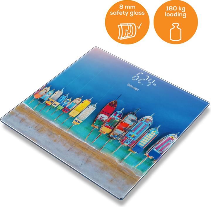 Image du produit Beurer Balance en verre GS215 Bateaux (180 kg)