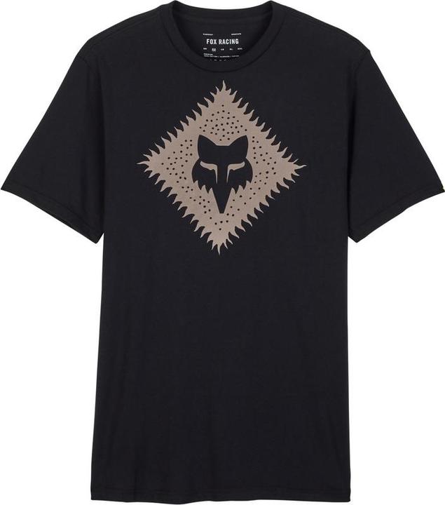 Actual product image Fox Tee 24 Leo Prem Ss Blk (S)