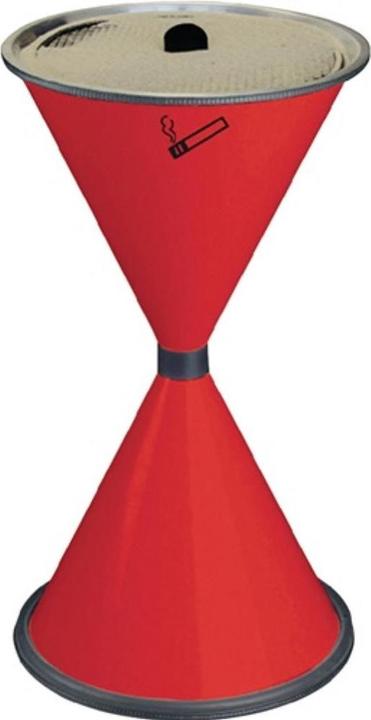TKG Standascher D405xH770mm rot Stahlblech