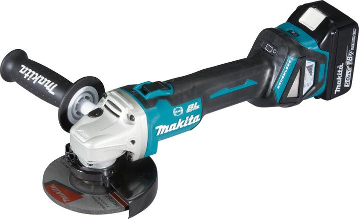 Akku-Winkelschleifer DGA513RTJ, 2x Akku BL 1850B 5