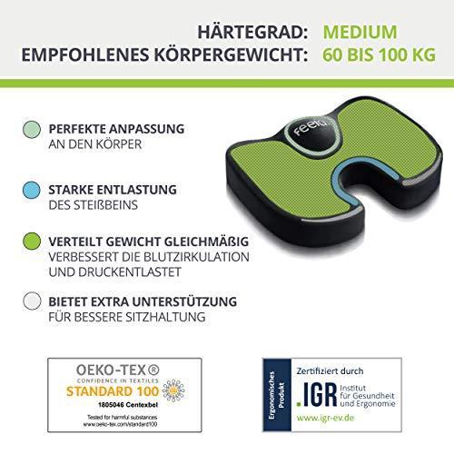 Actual product image Feela Orthopedic seat cushion (45 x 33.5 cm)