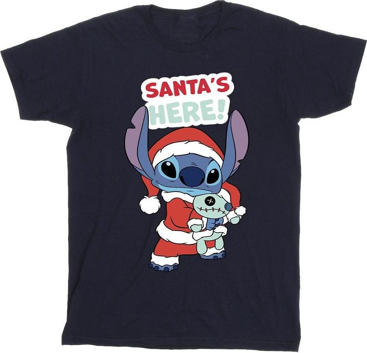 Disney Lilo & Stitch Santa's Here TShirt Mädchen
