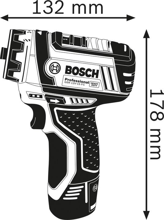 Produktbild Bosch Professional Gsr 12v-15 Fc (Akkubetrieb)