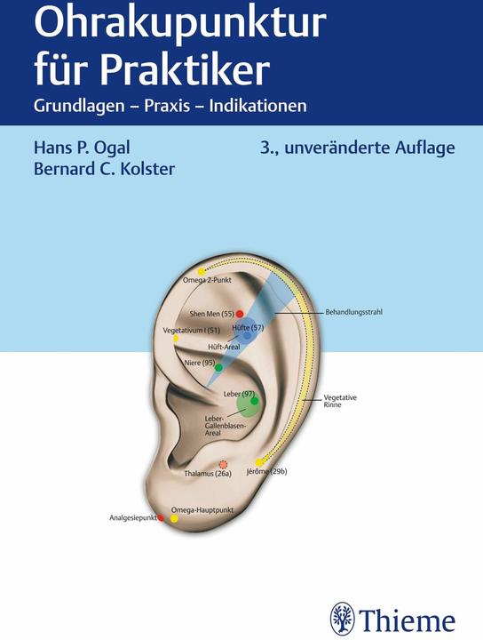 Produktbild Ohrakupunktur für Praktiker (Deutsch, Hans Peter Ogal, Bernard C. Kolster, Jochen Gleditsch, 2025)