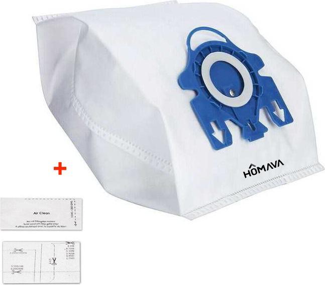 Actual product image Homava Dust bag + filter for Miele GN HyClean (5 x)