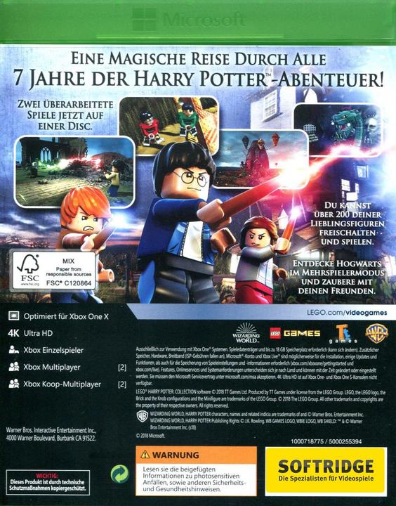Produktbild WB LEGO Harry Potter Collection - Remastered: Jahre 1-7 (Xbox One X, Xbox Series X, Multilingual)