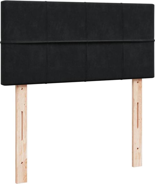 Image du produit VidaXL Bo x lit de saut avec matelas 90 x 190 cm velours (90 x 190 cm, 90 x 190 cm)