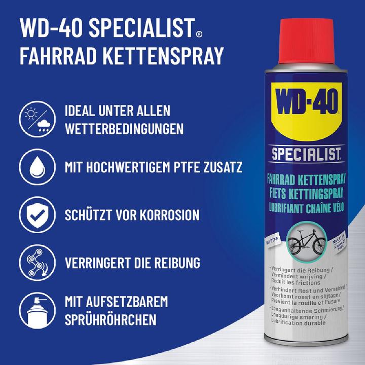 Produktbild WD-40 Specialist (250 ml, Kettenöl)