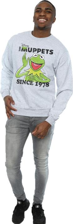 Actual product image Disney Mens The Muppets Kermit Since 1978 Sweatshirt (M)