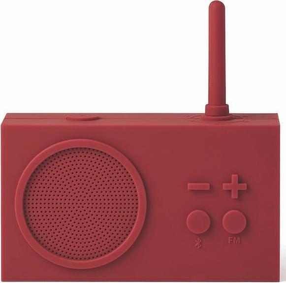 Actual product image Lexon TYKHO 3 BT/FM dark red