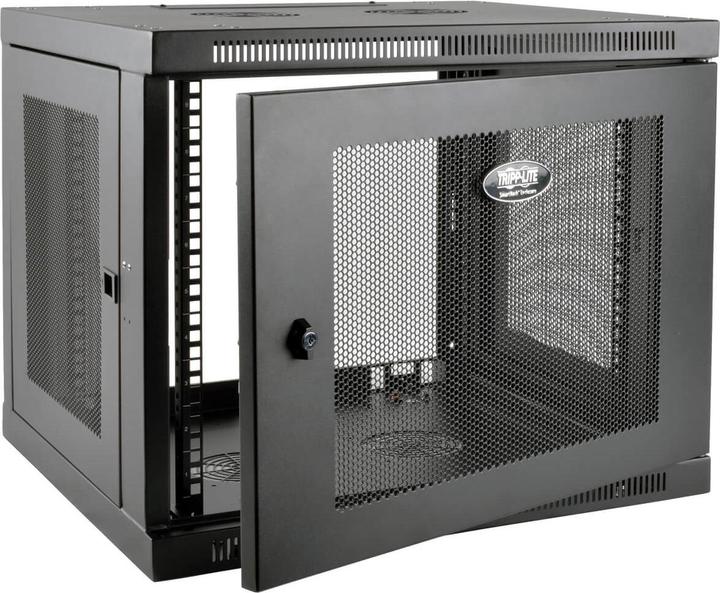Eaton Mini armadio rack SmartRack 9U a basso profilo Switch-Depth-Plus con montaggio a parete (9 HE, Rack da 19 pollici)