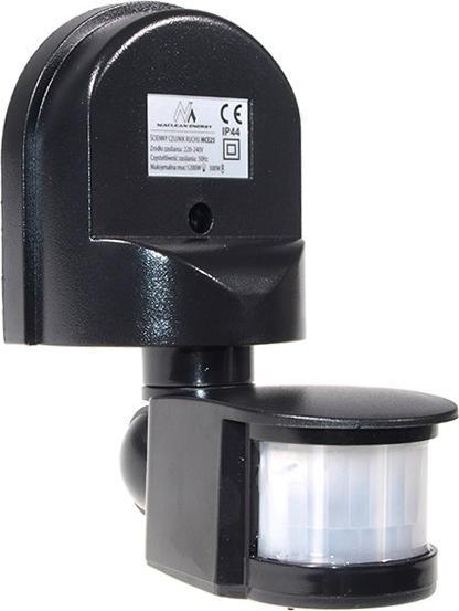 Actual product image Maclean Ścienny czujnik ruchu i zmierzchu 180° max. 1200W czarny MCE25 B (12 m)