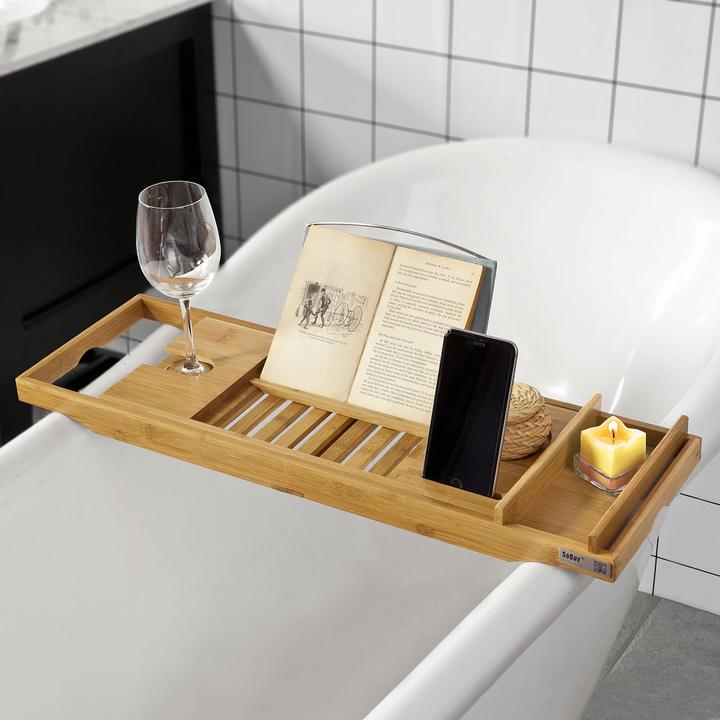 Immagine prodotto SoBuy Mensola da bagno estensibile