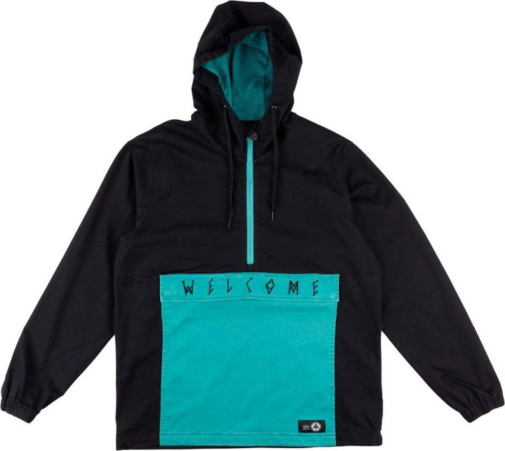 Welcome Scrawl Garment Dyed Twill Anorak