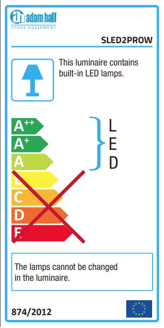 Produktbild Adam Hall SLED 2 PRO W LED Notenpultleuchte