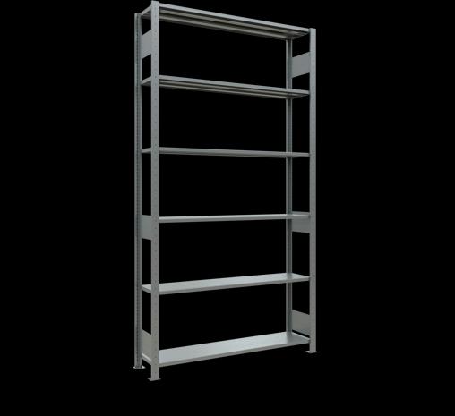 Immagine prodotto Schulte Lagertechnik Sistema di scaffalature di base senza viti MULTIplus150 con ripiani di lunghezza