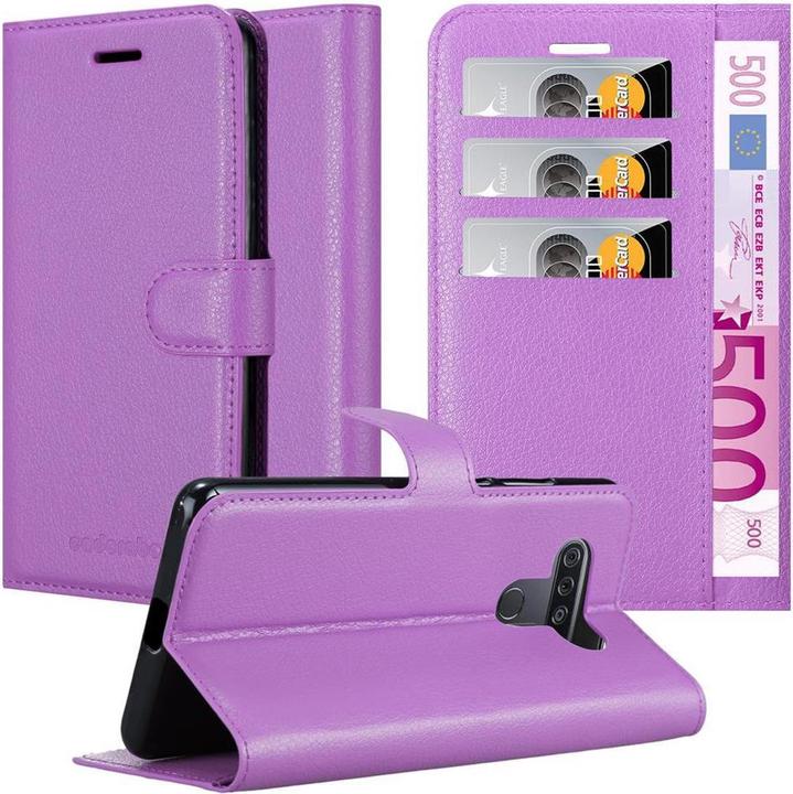 Actual product image Cadorabo Book with stand function cover (LG KQ51)