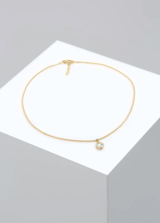 Produktbild Elli Choker, Kristall Kette (925er Sterling Silber, Glaskristall, 36 cm)