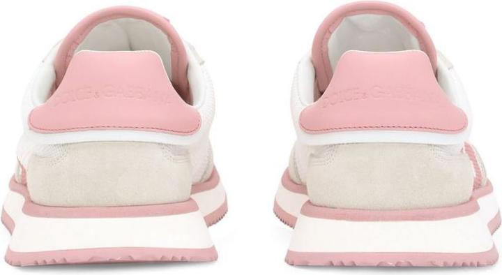 Produktbild Dolce & Gabbana dragon sneakers in mixed materials white and pink color (39)