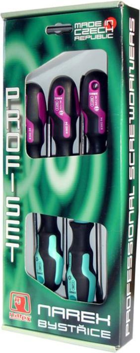 Narex 5-piece screwdriver set PL/PZ S-LINE, 855851