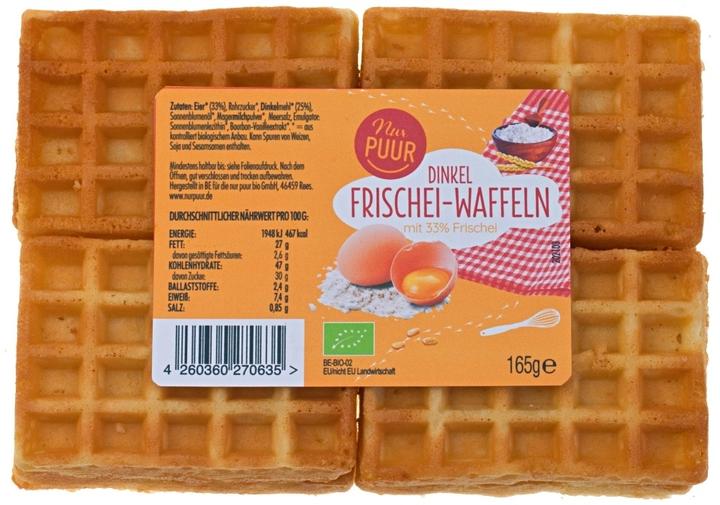 Immagine prodotto Nur PUUR Cialde di farro con uova fresche (165 g)