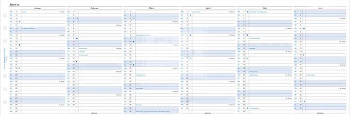 Image du produit Filofax PE PLAN ANNUEL 2026 VERTICAL (Non contraignant, Allemand)