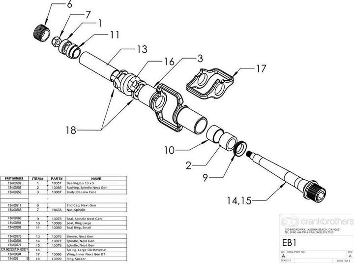 Actual product image Crankbrothers Eggbeater 1