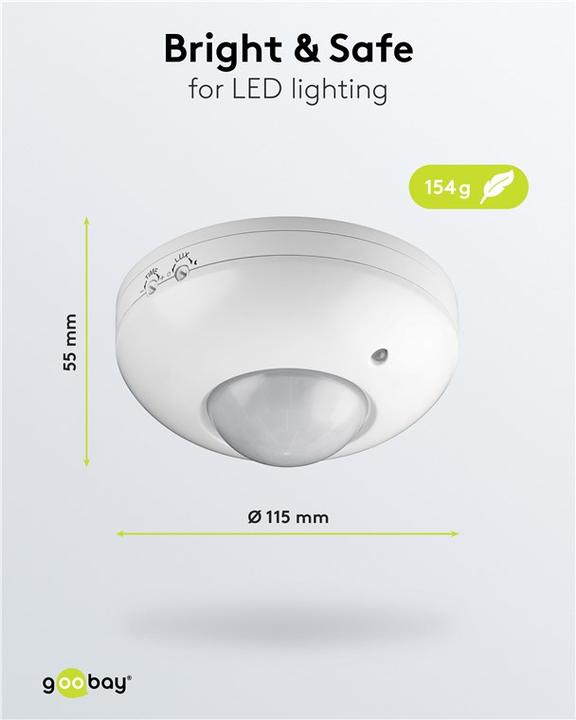 Actual product image Goobay PIR 360° up to 6m (6 m)