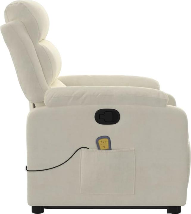Image du produit VidaXL Fauteuil de massage releveur velours