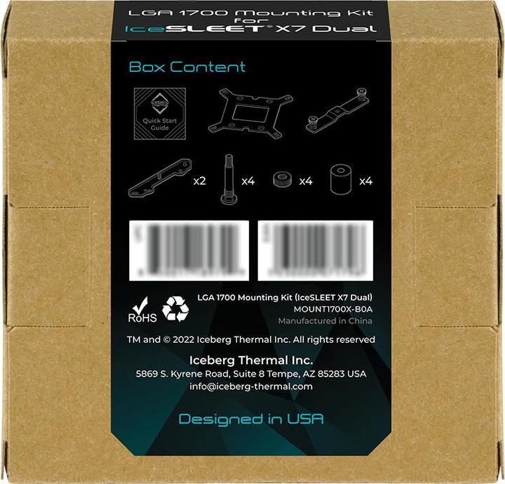 Immagine prodotto Iceberg Thermal Kit LGA 1700 IceSLEET x7 Dual