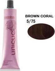 Actual product image Subrina Vopsea de par permanenta Unique 5/75, Castaniu Deschis Rosu Castaniu, 100ml (Light Chestnut Red Brown)