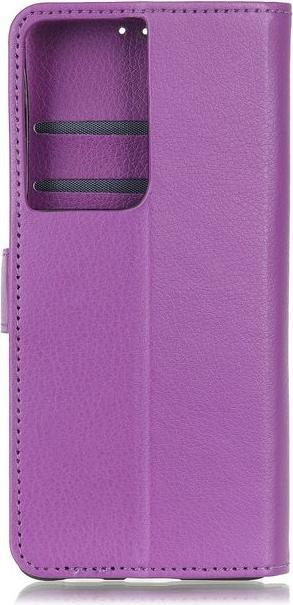 Actual product image MU Classic Litchi Leather Bookcover Series (Samsung Galaxy S21 Ultra)