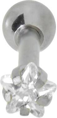 Image du produit Bijouteria Piercing d'oreille (Zircone, Acier chirurgical 316L)