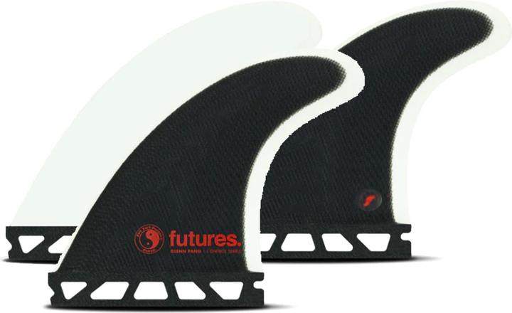 Actual product image Futures Thruster Fin Set Glenn Pang Fibreglass L