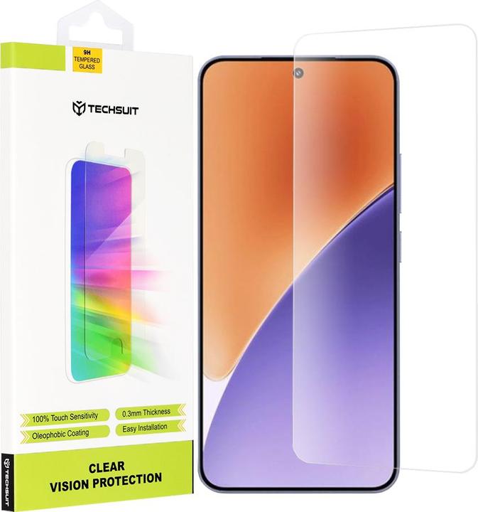 Actual product image Techsuit - Clear Vision Glass - Xiaomi 15 - Transparent (1 Piece, Xiaomi 15)