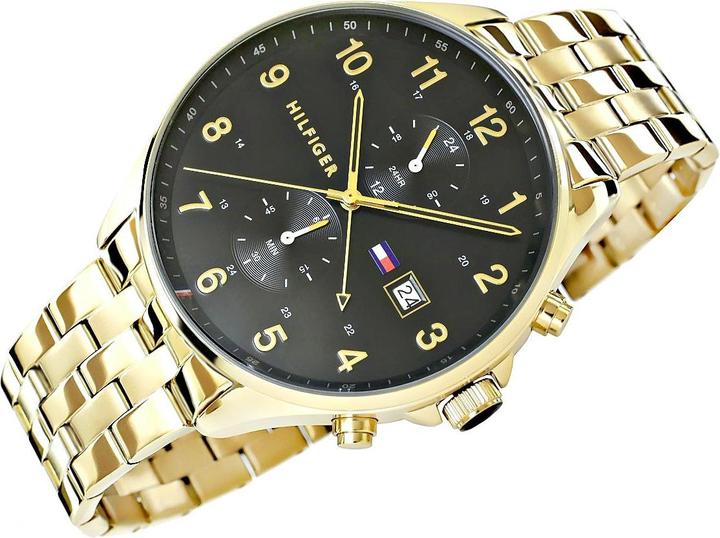 Actual product image Tommy Hilfiger Hilfiger 1791708 Horloge - RVS - Goudkleurig - 44 mm (44 mm)