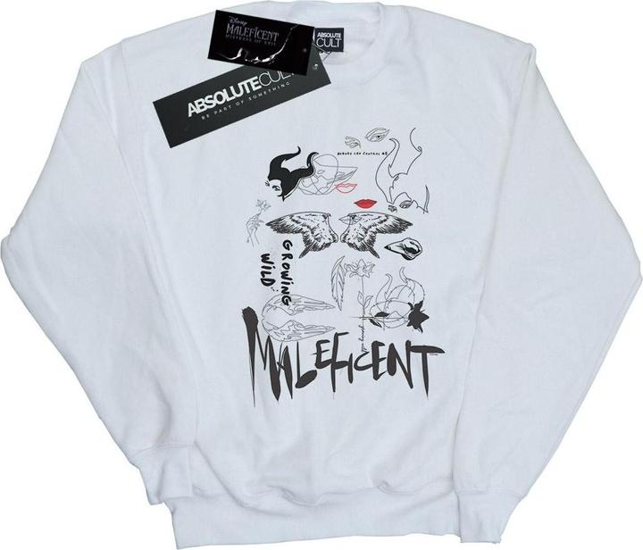Actual product image Disney Boys Maleficent Mistress Of Evil Growing Wild Collage Sweatshirt (104)