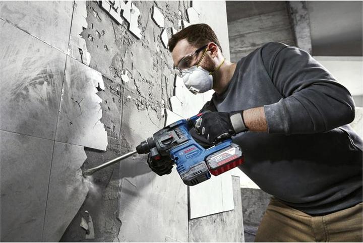 Actual product image Bosch Professional Cordless rotary hammer with SDS plus GBH 18V-22 (Rechargeable battery operated)