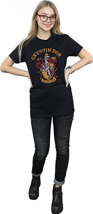 Actual product image Womens/Ladies Gryffindor Cotton Boyfriend T-Shirt (L)