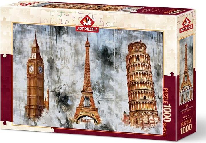 Immagine prodotto Art Puzzle Puzzle 1000 Tre città - Tre torri (1000 pezzi)