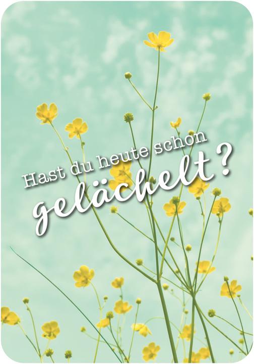 Actual product image Sei frech & wild & wunderbar! - 50 Gute-Laune-Kärtchen (German, 2019)