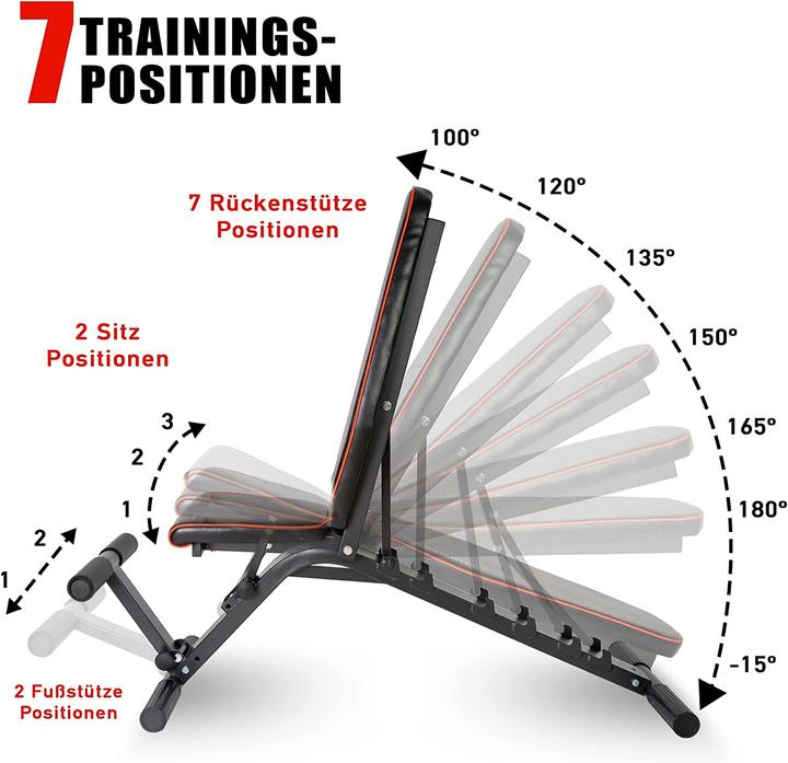 Actual product image Profihantel Weight bench